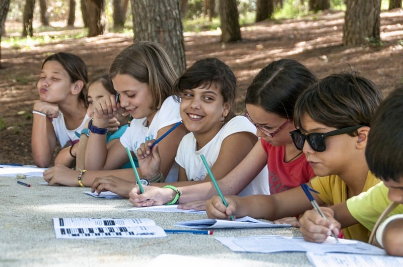 campamento de multiaventura con inglés