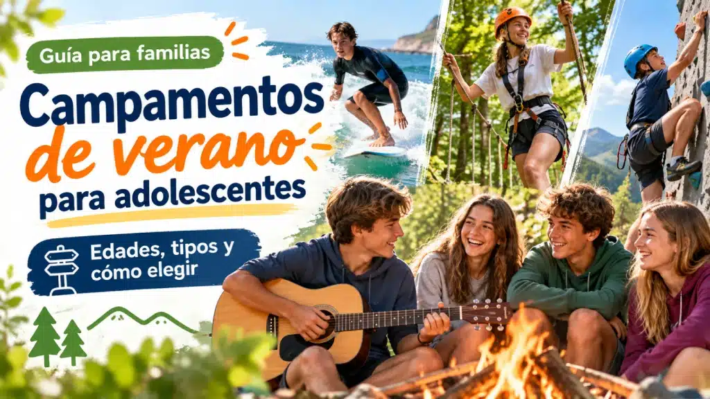 Campamentos de verano para adolescentes: edades, tipos y cómo elegir Campamentos de verano para adolescentes: edades, tipos y cómo elegir